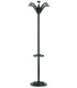 PERCHERO PIE UNILUX FLORA 6 COLG. NEGRO