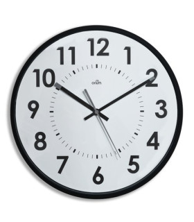 RELOJ PARED CEP ANALOGICO 30 CM NEGRO