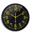 RELOJ PARED CEP ANALOGICO 30 CM NEGRO