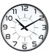 RELOJ PARED UNILUX MAXI POP NEGRO 37,5cm