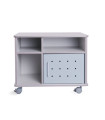 MESA ROCADA FOTOCOPIA ALTA GRIS RD-4020