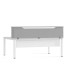 RECEPCION ROCADA 200x30x40 GRIS/GRIS