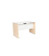 MESA ROCADA WORK 120x60 HAYA/BLANCO