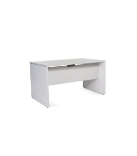 MESA ROCADA WORK 140x80 GRIS/GRIS