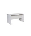 MESA ROCADA WORK 140x80 GRIS/GRIS