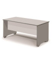 MESA ROCADA WORK 180x80 GRIS/GRIS