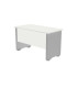 MESA ROCADA WORK 200x80 GRIS/BLANCO