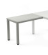 MESA ROCADA EXEC. ALA 100x60 AL/GRIS