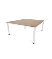 MESA ROCADA EXECUTIVE 160x163 BL/ROBLE
