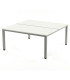 MESA ROCADA EXECUTIVE 180x163 AL/BLANCO