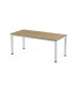 MESA ROCADA EXECUTIVE 180x80 BL/ROBLE