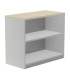 ARMARIO ROCADA ABIERTO 78x90 GRIS/ROBLE