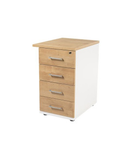 CAJONERA ROCADA 4 CAJONES BL/ROBLE
