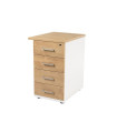 CAJONERA ROCADA 4 CAJONES BL/ROBLE