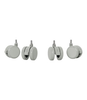 RUEDAS GIRATORIAS PARA MESA LEITZ ERGO
