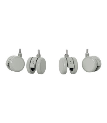 RUEDAS GIRATORIAS PARA MESA LEITZ ERGO