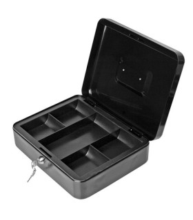 CAJA DE CAUDALES FOROFIS 30x24x9 NEGRO
