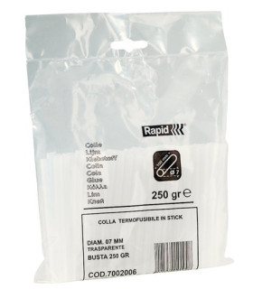 COLA TERMOFUSIBLE BARRA RAPID BOLSA250gr