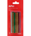 COLA TERMOFUSIBLE BARRA APLI GLITTER 12