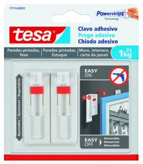 CLAVO ADHESIVO TESA AJUSTABLE PARED 1KG