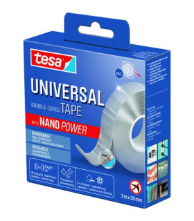 CINTA DOBLE CARA TESA 3x30 NANO POWER