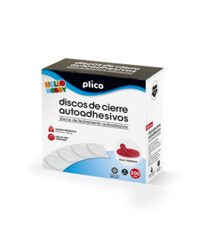DISCOS CIERRE ADHE.PLICO 20 Ø 200 ROJO