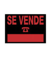 CARTEL ANUNCIO PVC 35x25 SE VENDE