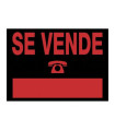 CARTEL ANUNCIO PVC 50x35 SE VENDE