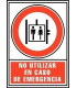 SEÑAL NO UTILIZAR EN CASO DE EMERGENCIA