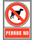 SEÑAL INFORMATIVA PERROS NO ROJO