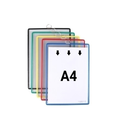 FUNDA TARIFOLD COLGANTE A4 VERT.SURT.P/5