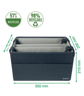 BOLSA TRABAJO LEITZ COMPACTA GRIS