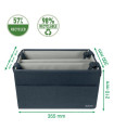 BOLSA TRABAJO LEITZ COMPACTA GRIS
