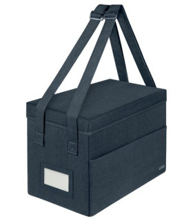 BOLSA TRABAJO LEITZ COMPACTA GRIS C/TAPA