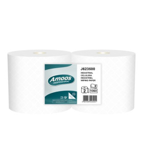 BOBINA DE PAPEL MECHA AMOOS 2 CAPAS 350M