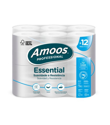 PAPEL HIGIENICO AMOOS PROF.  2 CAPAS 16M