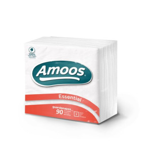 SERVILLETA PAPEL AMOOS 40x40 PAQ.90