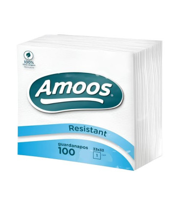 SERVILLETA PAPEL AMOOS 30x30 PAQ.100