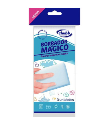 LIMPIADOR ESPONJA MAGICA CHUBB B/3
