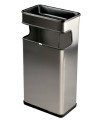 PAPELERA CENICERO METALICA 40 LITROS