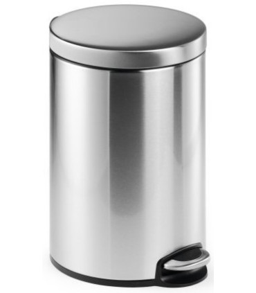 PAPELERA DURABLE MET.REDONDA 12 L INOX