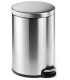 PAPELERA DURABLE MET.REDONDA 20 L INOX