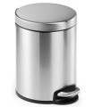 PAPELERA DURABLE MET.REDONDA 5 L INOX