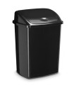 PAPELERA PLASTICO CEP BASC. 50L NEGRO