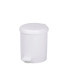 PAPELERA PL. CEP C/TAPA PEDAL 6L BLANCA