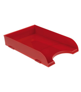 Caja de 10 bandejas apilables Opaco Rojo