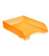Caja de 10 bandejas apilables Translúcido Naranja