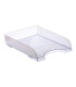 Caja de 10 bandejas apilables Translúcido Transparente