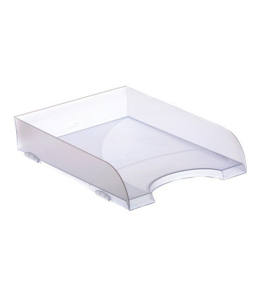 Caja de 10 bandejas apilables Translúcido Transparente
