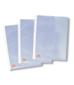 Funda multitaladro folio-cristal, 90 micras, 100 unidades, transparente